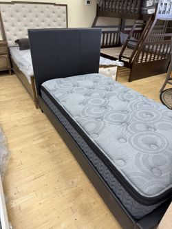 Twin Bed Frame On Clearance ( Mattress Sold Separate)