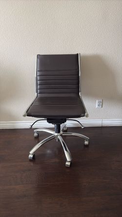 Leather desk chair