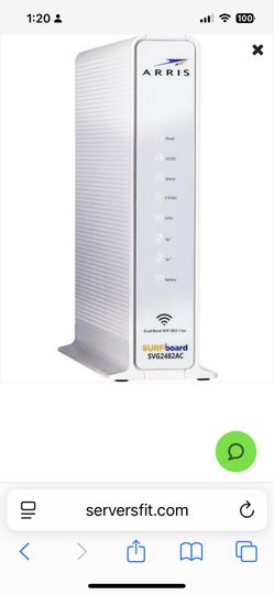 ARRIS SURFboard Internet, Voice & Wi-Fi Cable Modem