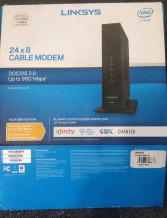 Linksys CM3024 960Mbps Cable Modem