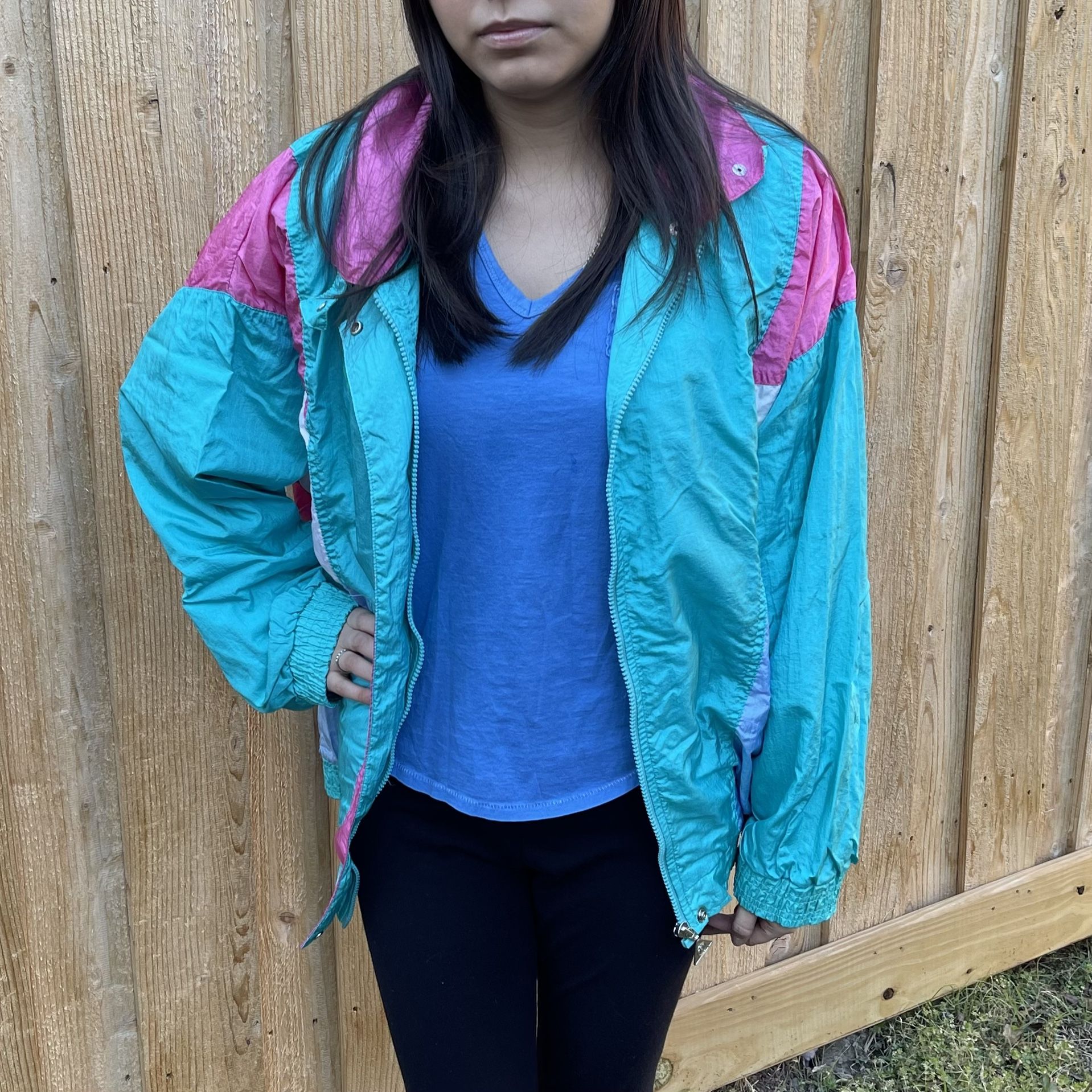 90s multicolor jacket hotsell