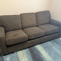 Gently Used Brown Sleeper Sofa – Great Condition!
