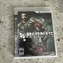 Bionic Commando PS3 Sealed Brand New 