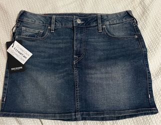 True religion denim skirt