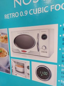 Nostalgia
Retro Series 19.5 in. Wide 0.9 cu. ft. 800-Watt Countertop Microwave in White