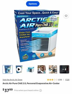 Visit the Arctic Air Store Arctic Air Pure Chill 2.0, Personal Evaporative Air-Cooler