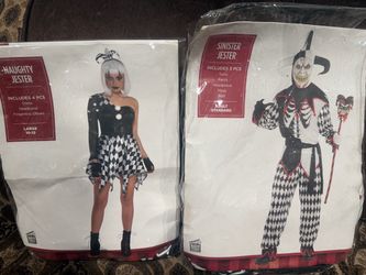 Couples Jester Halloween Costumes