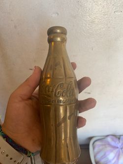 Coca Cola bronze bottle