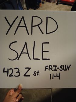 Yard sale