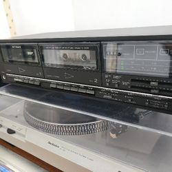 Vintage Dual Cassette Player