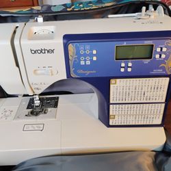 Brother Electronics Sewing Machine With Material
