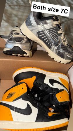 Boy shoes Nike vomero 7C & Jordan 1 taxi  7C