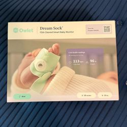 New! Owlet Dream Sock Baby Monitor