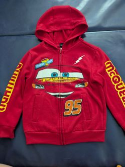 Lightening McQueen hoodie size 6