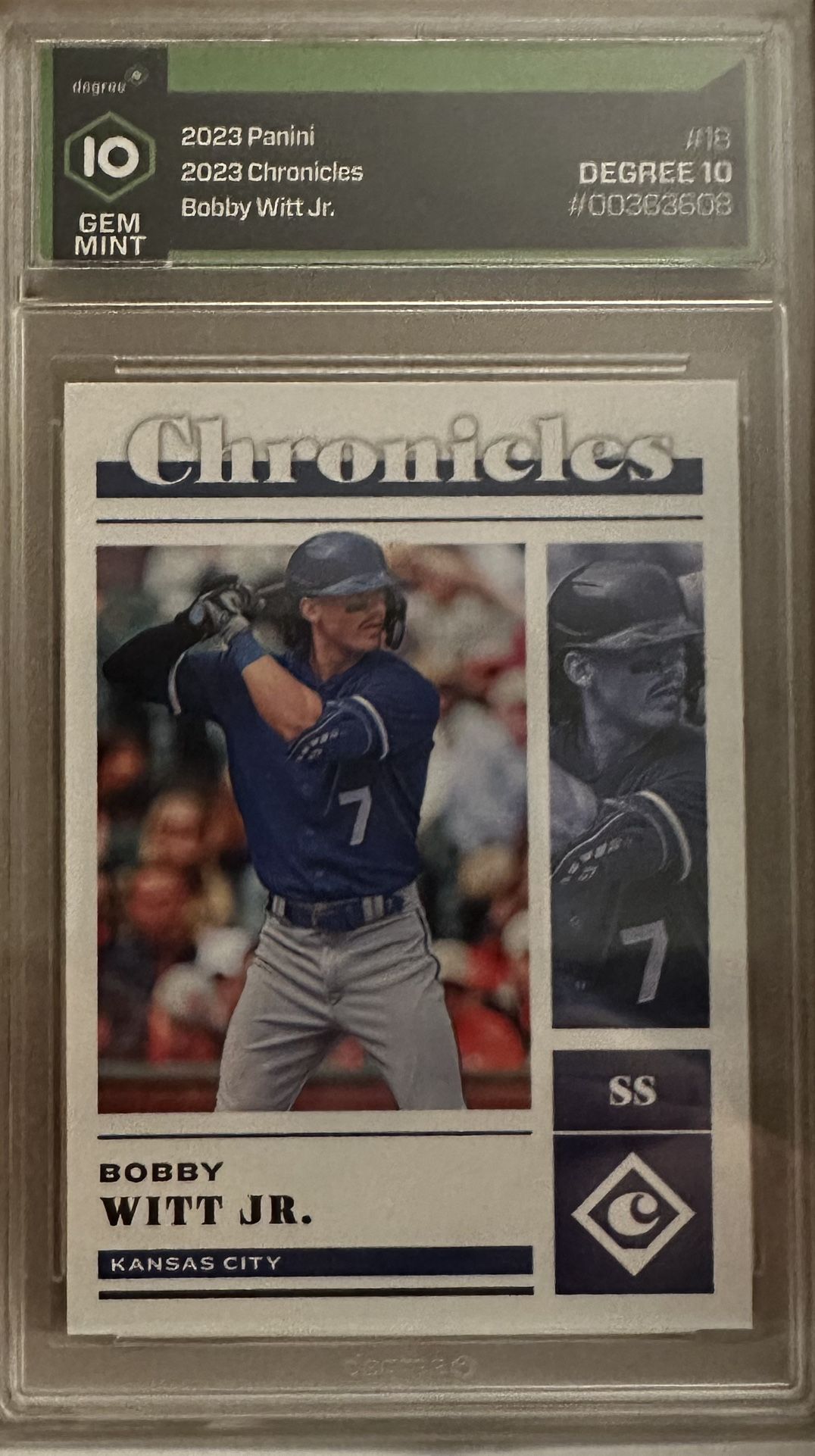 Witt Jr 2023 Panini Chronicles Baseball Card