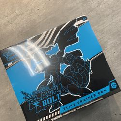 Pokémon Scarlett And Violet Black Bolt Elite Trainer Box 