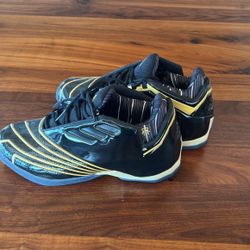 Adidas TMAC 2 Restomod Mens Size 11 Black Gold Tracy