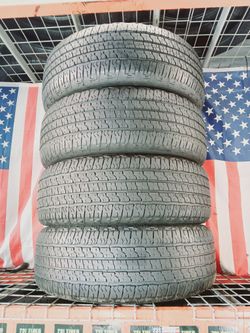 ✅ P275/65R18 GOODYEAR WRANGLER FORTITUDE HT SUVS TRUCKS ALL SEASON SMOOTH TRACTION 275 65 18 USED TIRES