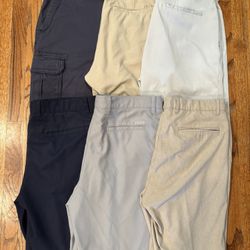 6 pairs of men’s golf shorts 
