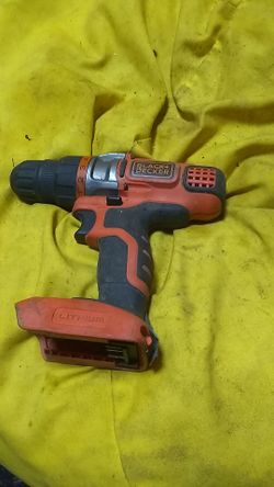 Black & Decker cordless drill 10 bucks