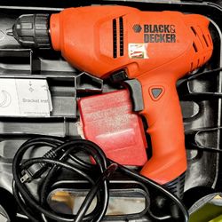 Black Decker Corded Drill w/ Case