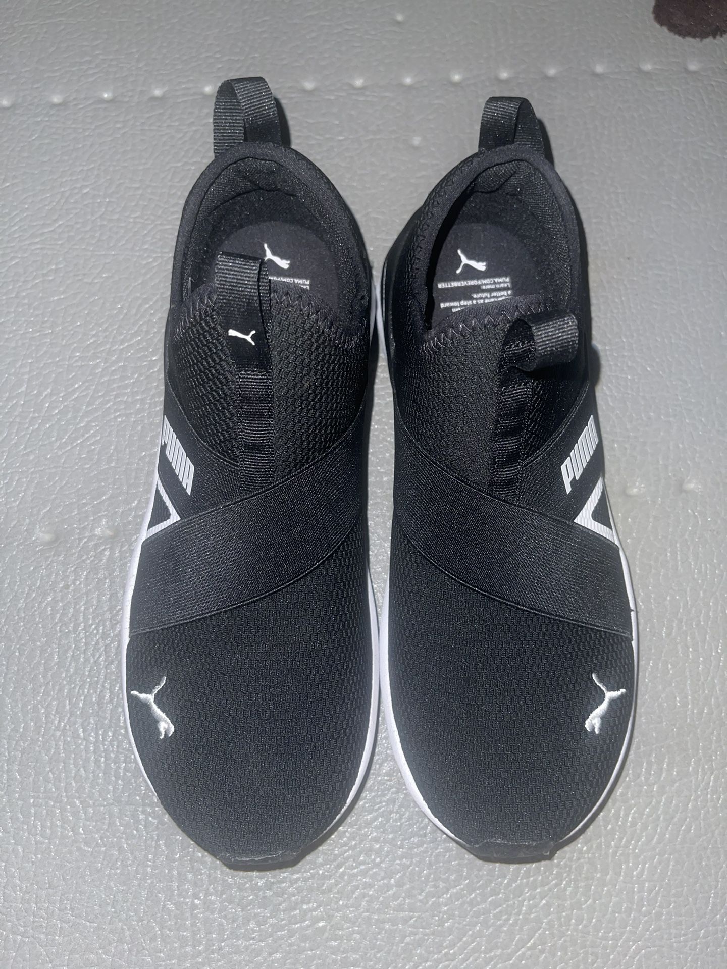Black Slip On Puma Womens Size 8