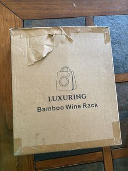 Luxuring Bamboo Wine Rack