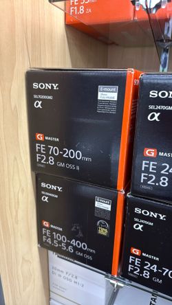Sony 70-200mm F2.8 G Master II Full Frame Lens 