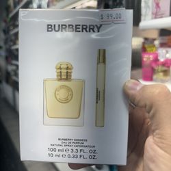 Burberry Goddess Parfum 2pc Travel Set 100ml Perfume And Colognes Available New Sealed 100% Authentic 