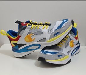 Champion OT Rush CB CP101884M  White Canvas/leathe shoes Men's size 11