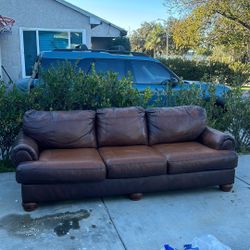 Leather Couch 