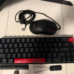 HyperX Gaming Keyboard and Mouse