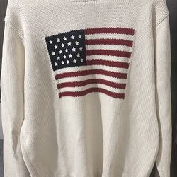 Brandy Melville flag knit sweater