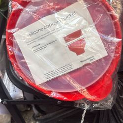 Silicone Popcorn, Bucket New In Package