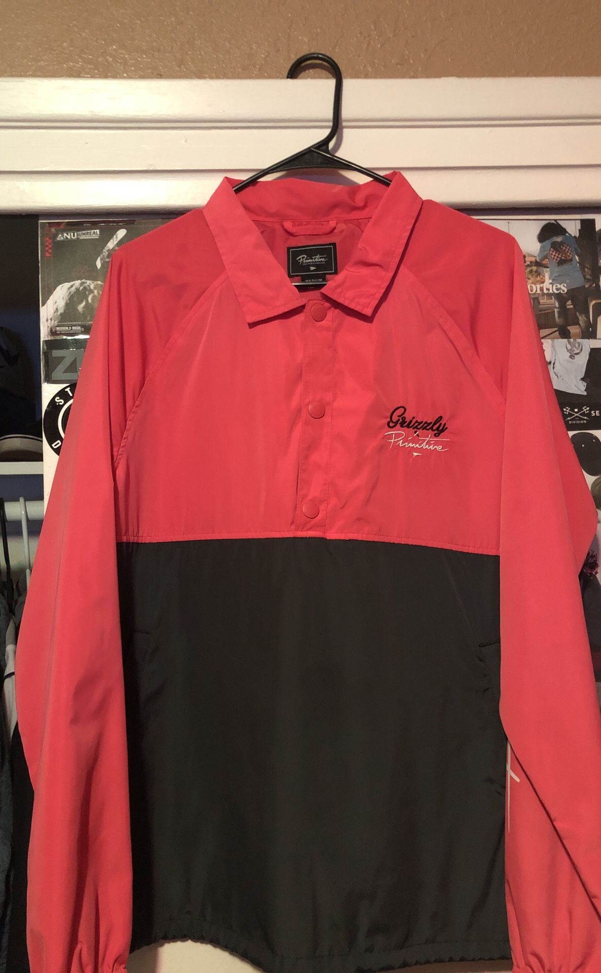 Grizzly X Primitive Windbreaker