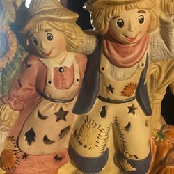 Scarecrow Tealight Candle Holder 