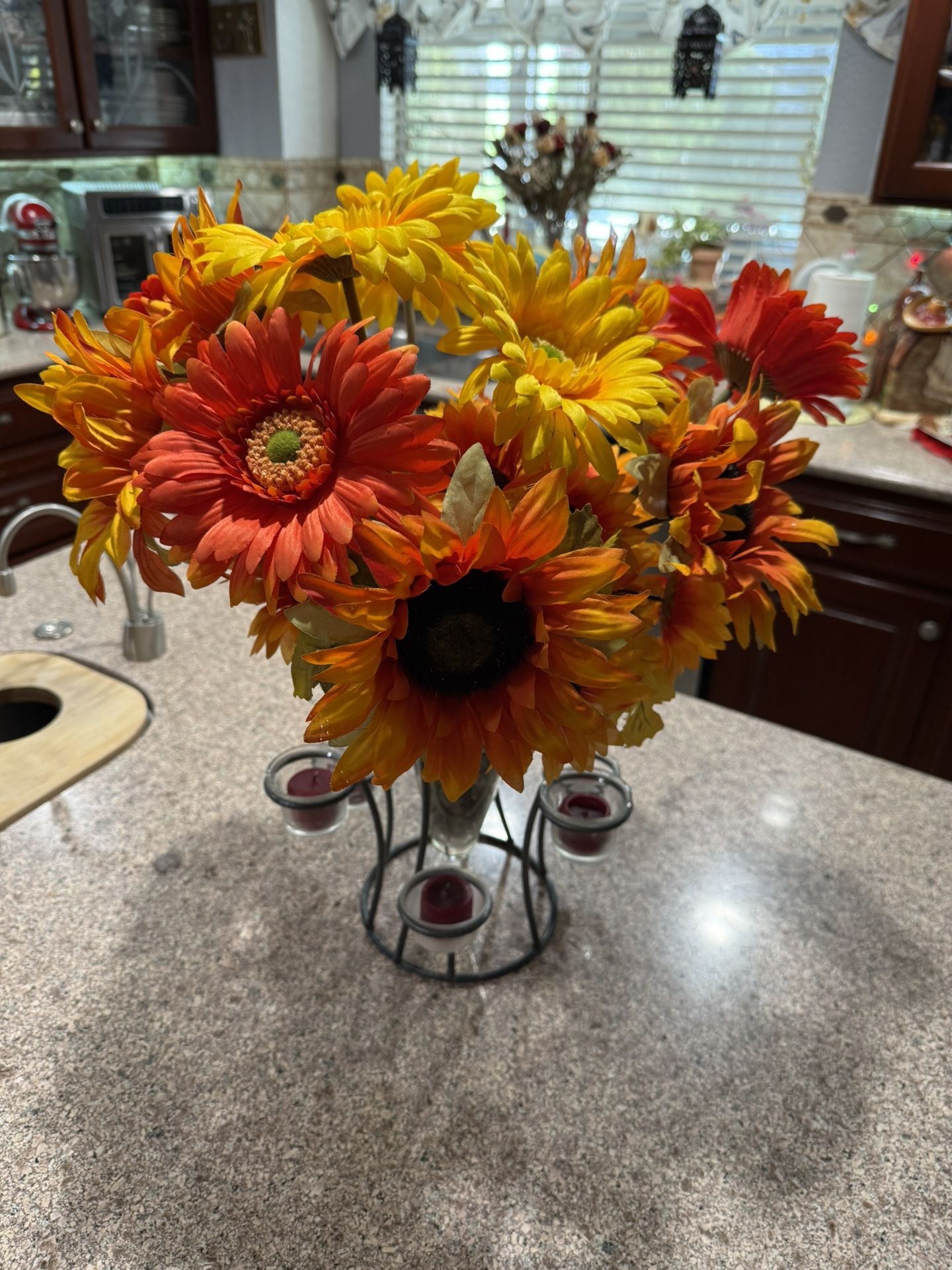 Decorative Vase and Tea Light Candle Holder