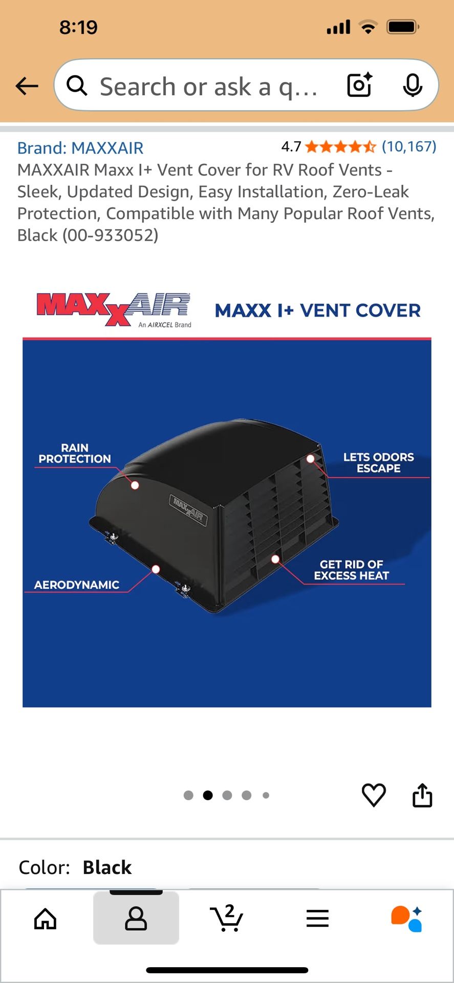 Maxxair 1+ Vent NEW