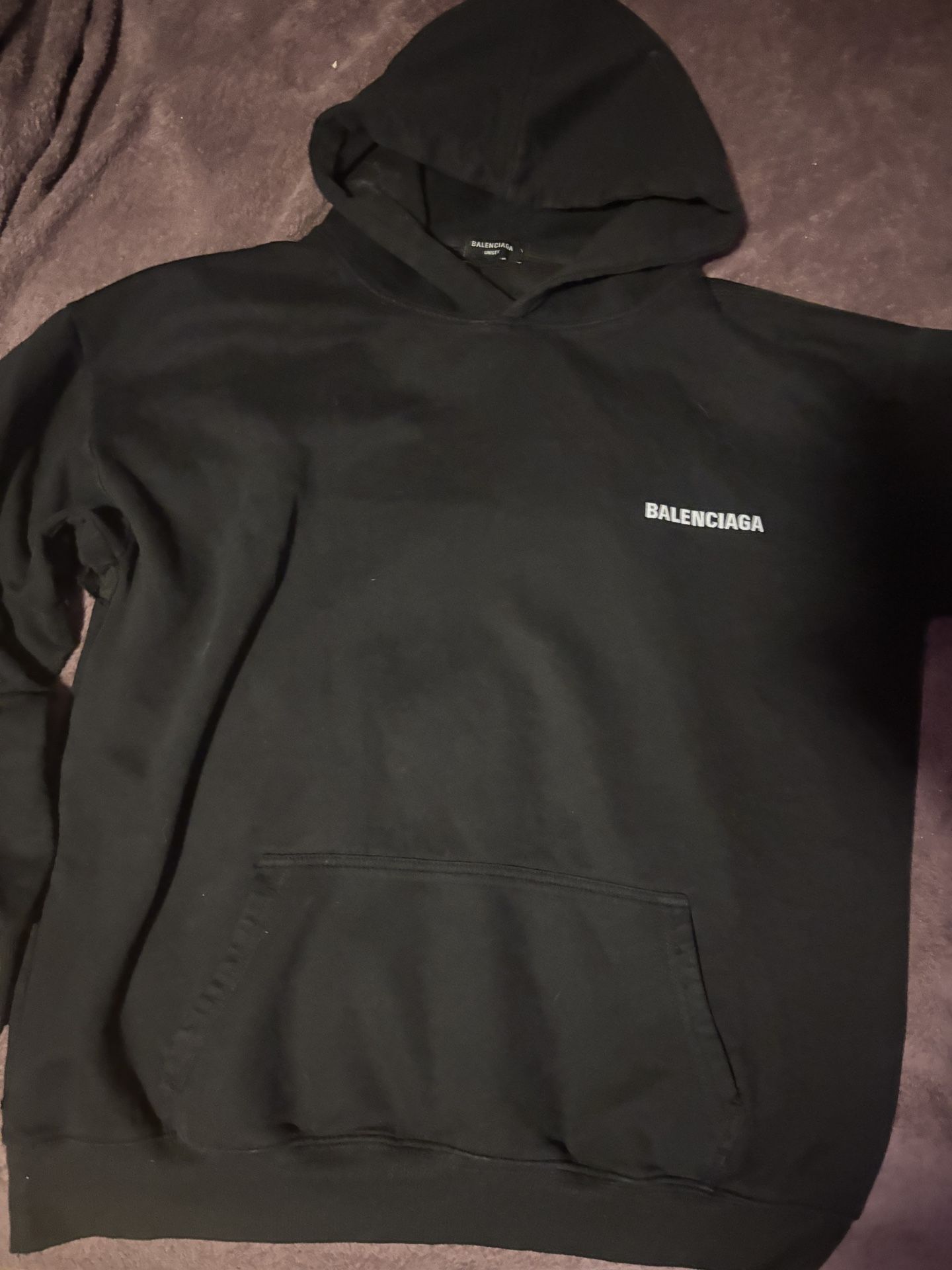 balenciaga back hoodie
