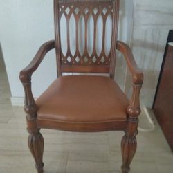$150  Antique Leather Chair