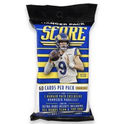 NFL Score Football Hanger Pack Trading Card