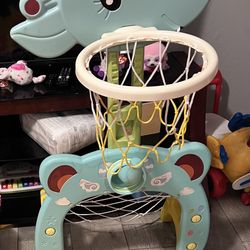 Toddler Basketball Soccer, And Ring Toss 