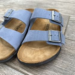  New Birkenstock Arizona In Elemental Blue 