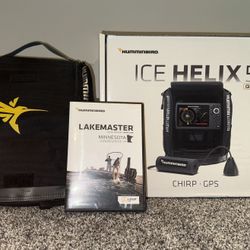 Humminbird Helix 5 Ice G2 Chirp GPS + Lake Master Chip