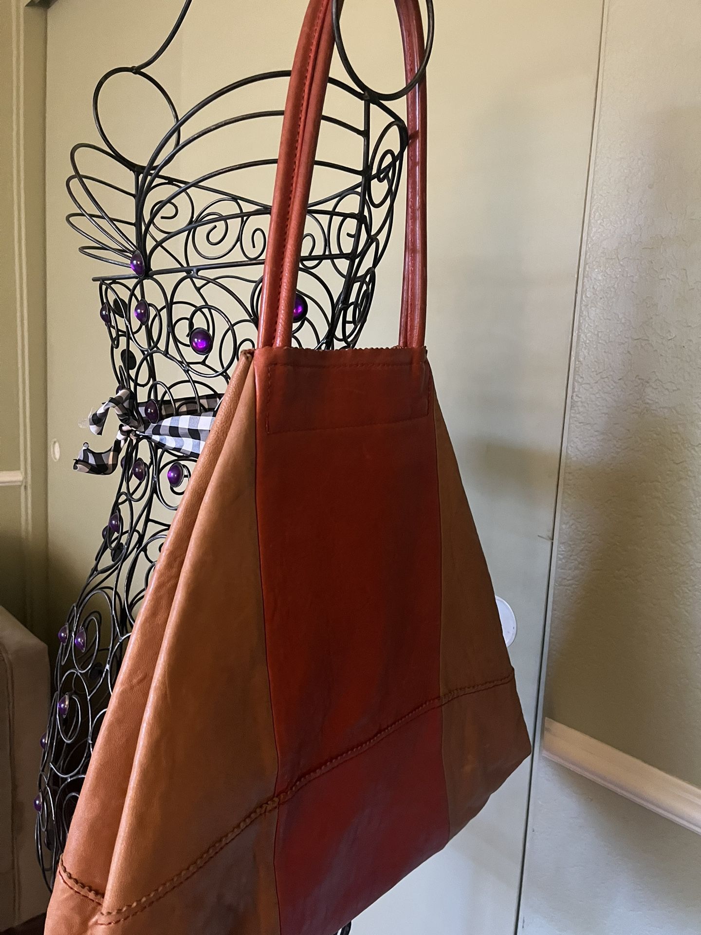 Banana Republic Large Leather Tote Bag