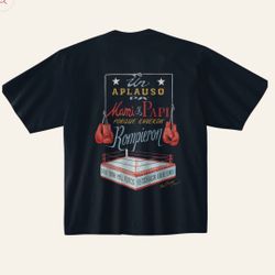 Bad Bunny Boxing Ring Black T-Shirt NEW  Merch