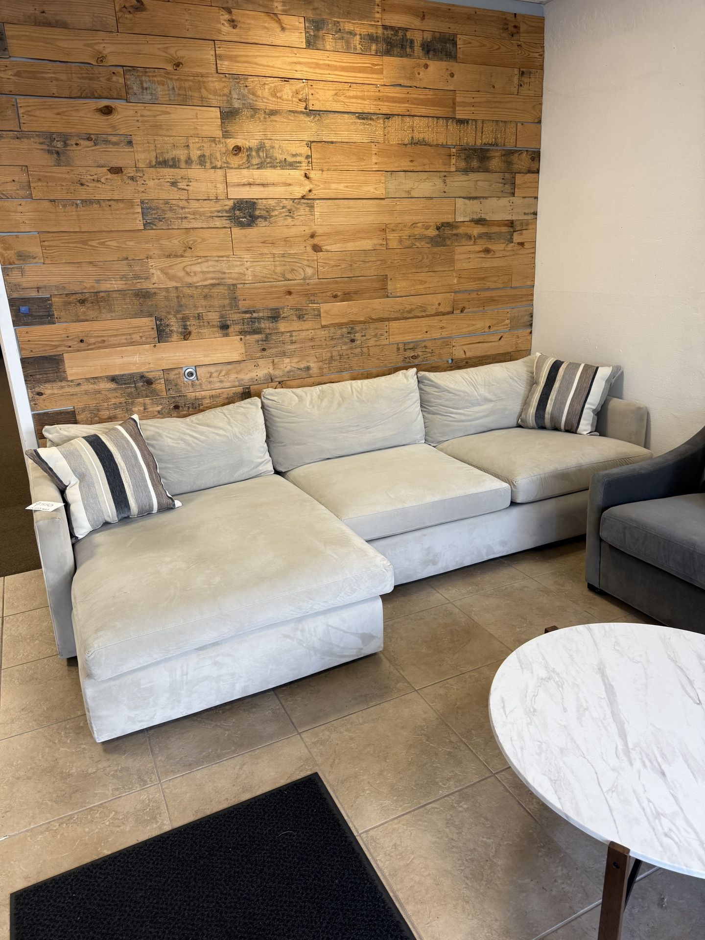 Crate & Barrel L - Shape Sofa  (Restoration Hardware sofa)