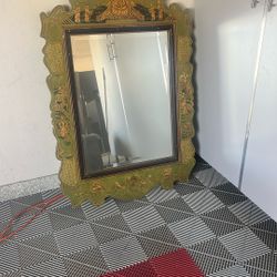 Maitland Smith Hand painted Mirror 