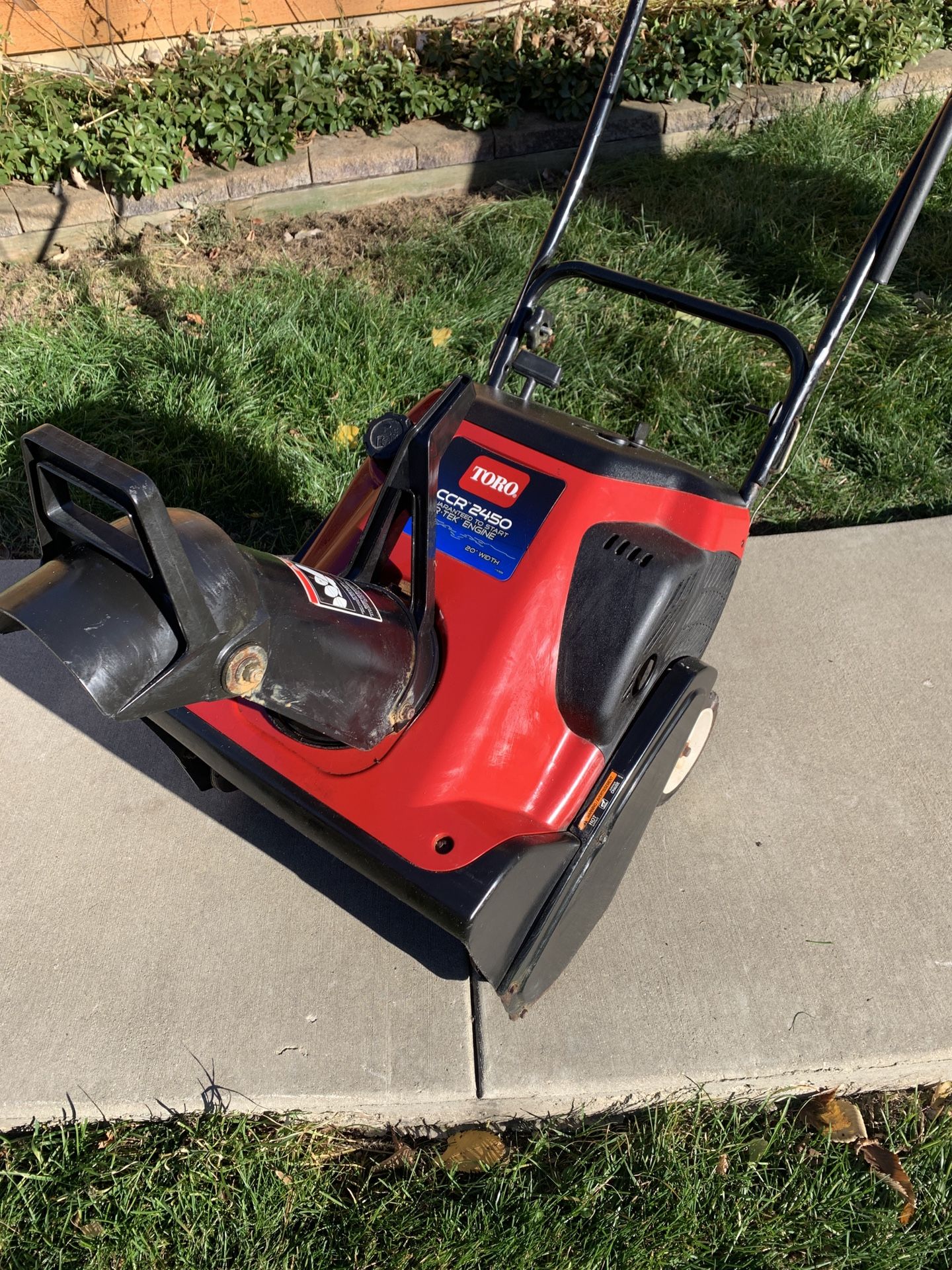 Snowblower Toro ccr 2450 20 Inch for Sale in Palatine, IL OfferUp