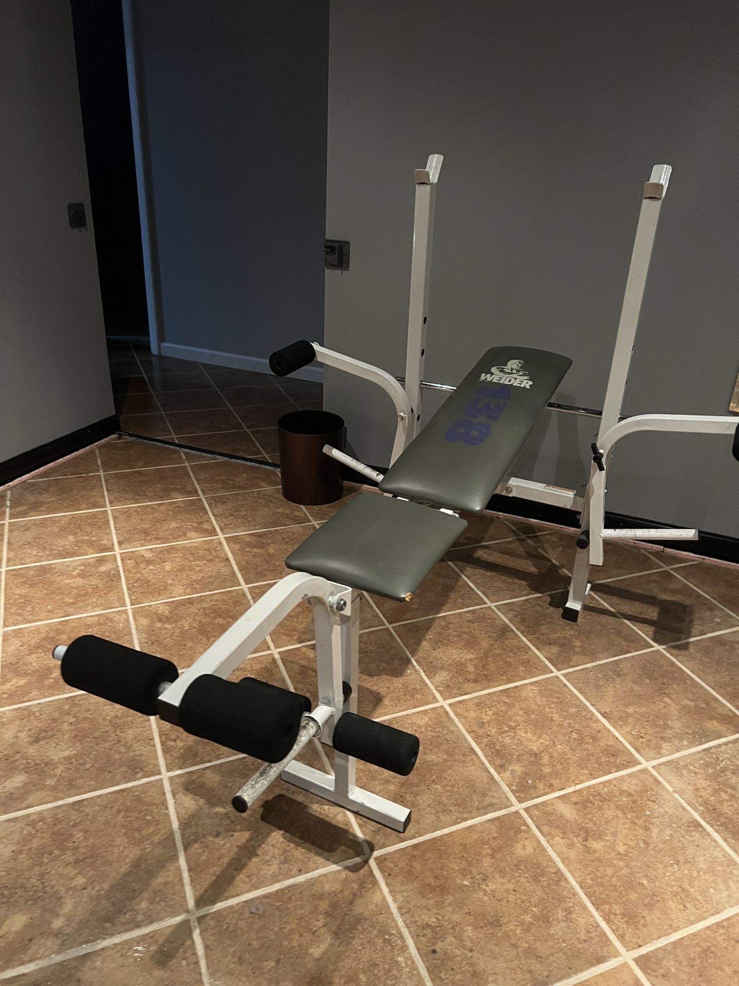 Gym Weight Bench, Multi-Functional Adjustable Weight Bench Press Full Body Workout Strength Training